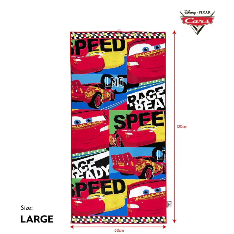 Totsafe Towel - Cars - Large 2.webp