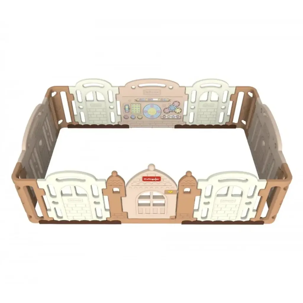Dwinguler Castle Playpen (Caramel)