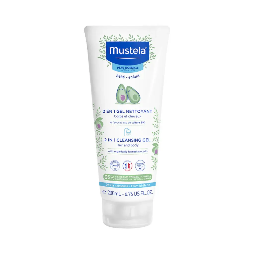 Mustela 2 in 1 Cleansing Gel (Hair and Body) 200ml