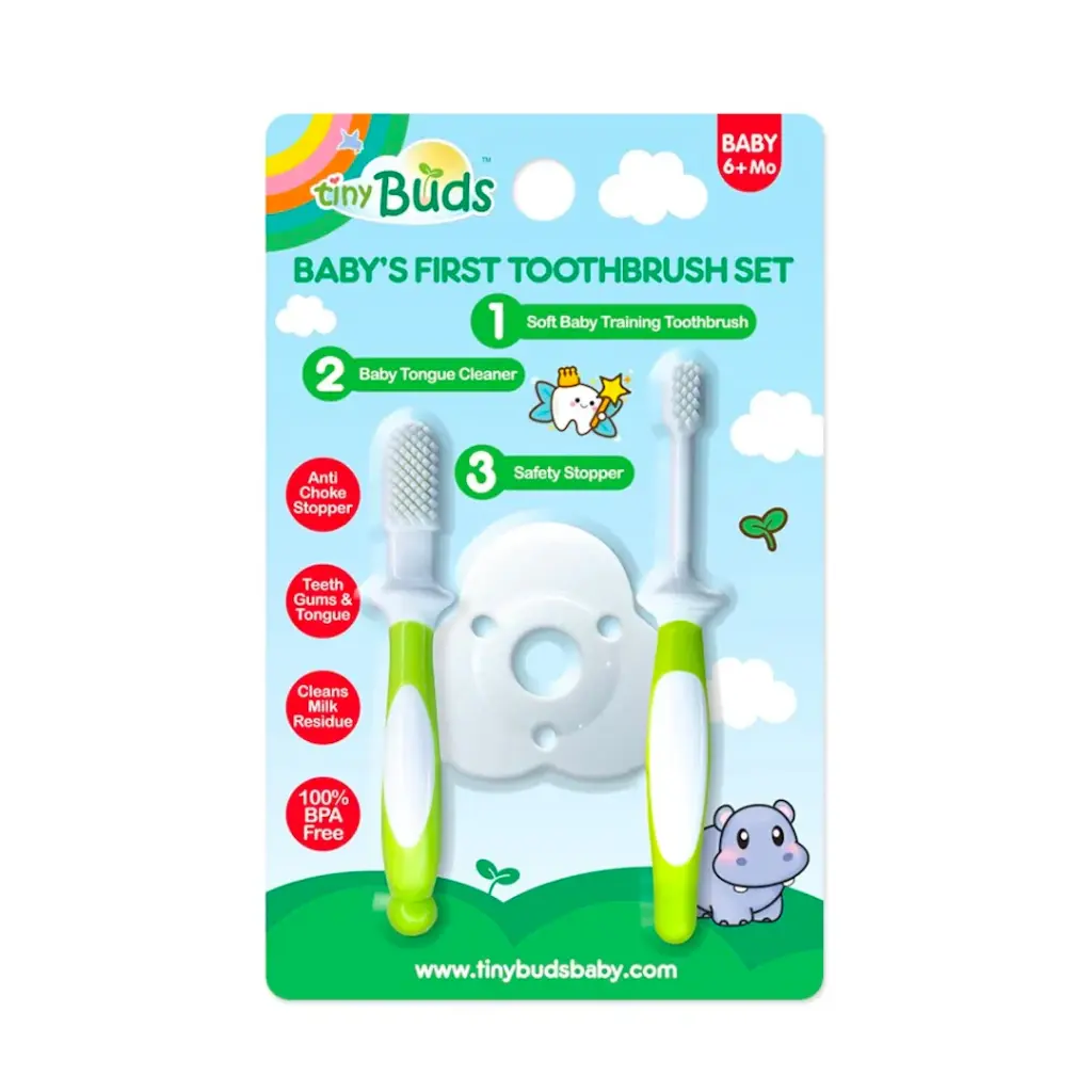 Tiny Buds Baby's First Toothbrush Set