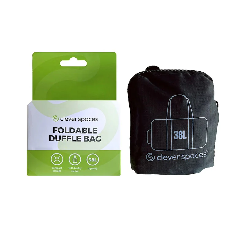 Clever Spaces Foldable Duffel Bag (38L)