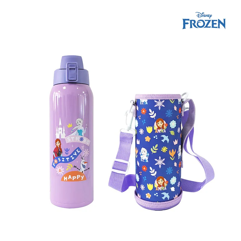 Disney Insulated Tumbler 1L with Carrying Pouch (Various Designs)