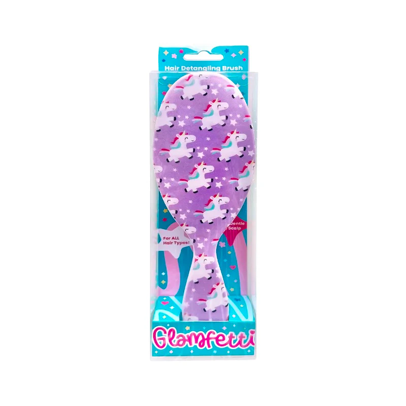 Glamfetti Hair Detangling Brush (Various Designs)
