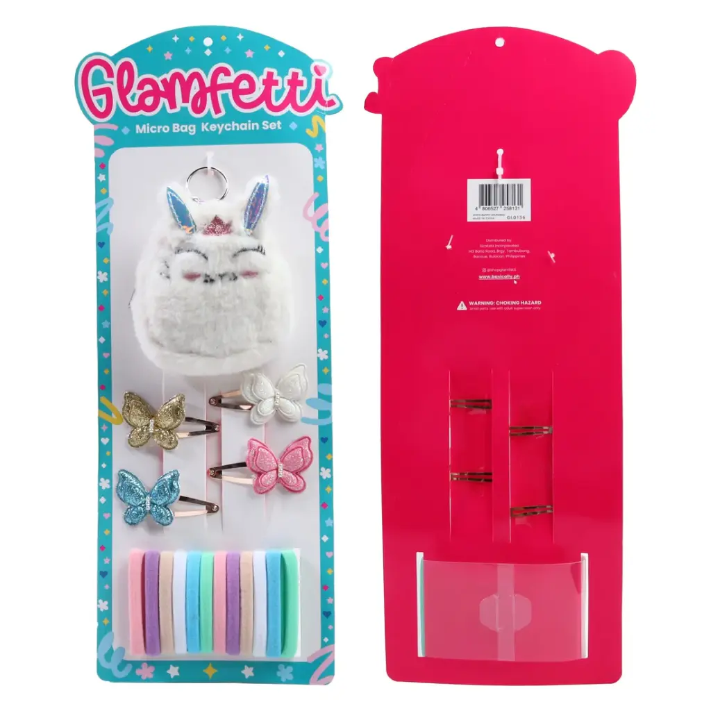 Glamfetti Microbag Keychain Set (Various Designs)