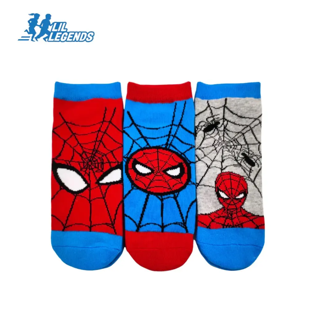 Marvel Sneaker Socks 3-pairs (Various Designs)