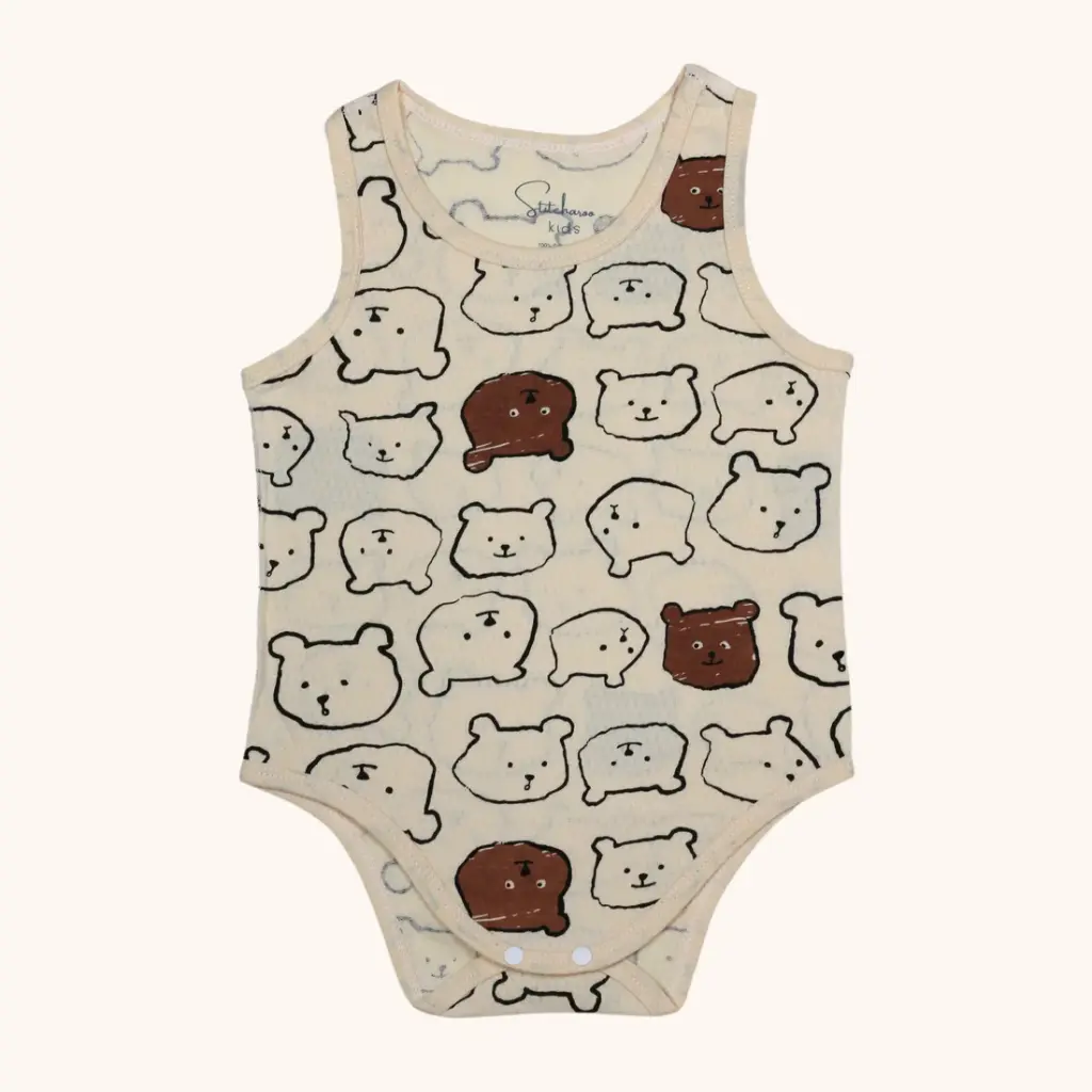 Stitcharoo Kids Air Cool Sleeveless Bodysuit