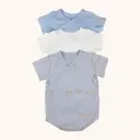 3-Pack Short-Sleeve Side-Snap Bodysuit