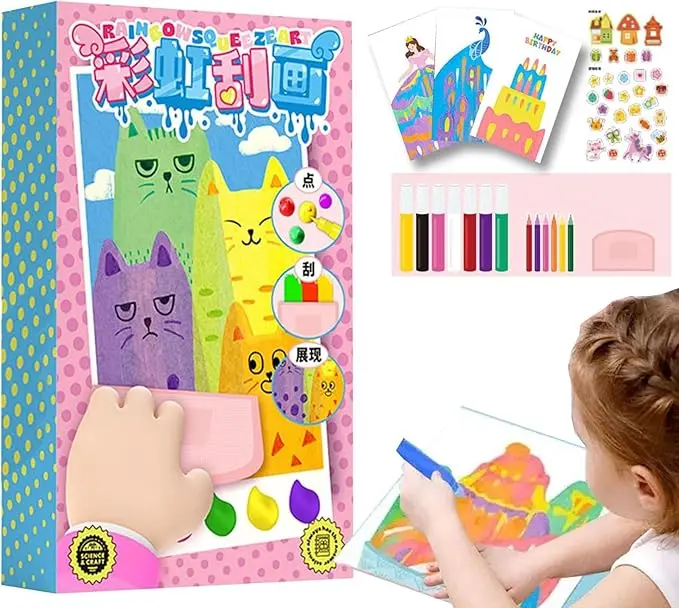 Rainbow Squeeze Art