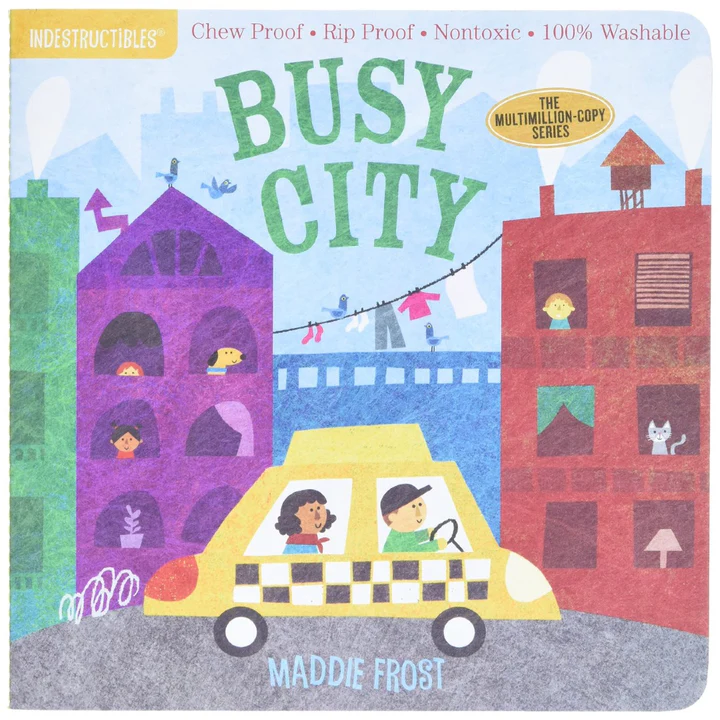 Indestructibles: Busy City (Chew Proof, Rip Proof, Nontoxic, 100% Washable)