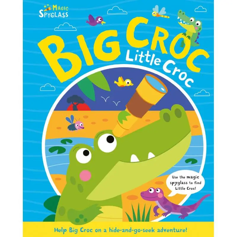 Magic Spyglass Seek and Find Book: Big Croc Little Croc