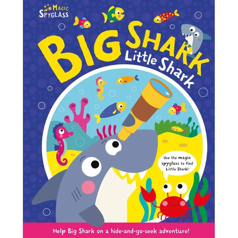 Magic Spyglass Seek and Find Book: Big Shark Little Shark
