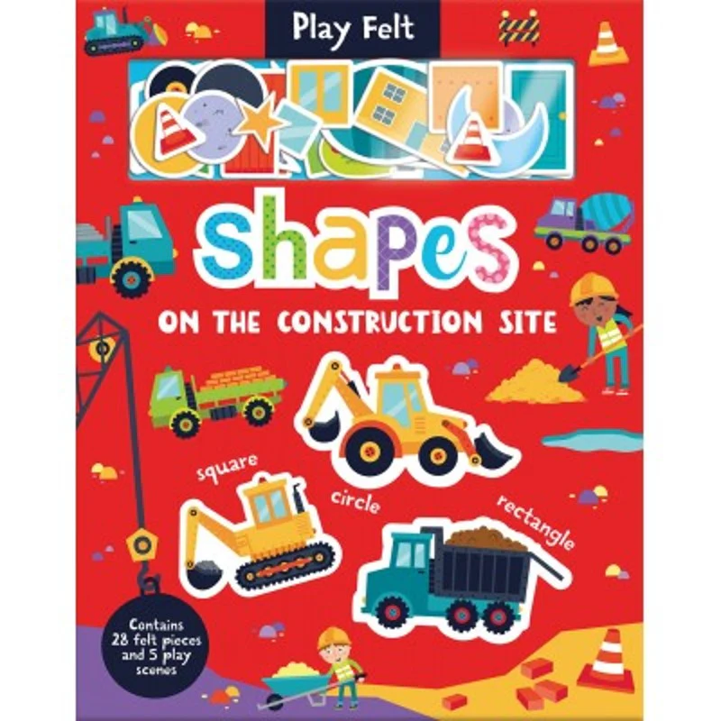Play Felt - Shapes on the Construction Site (Soft Felt Play Books)
