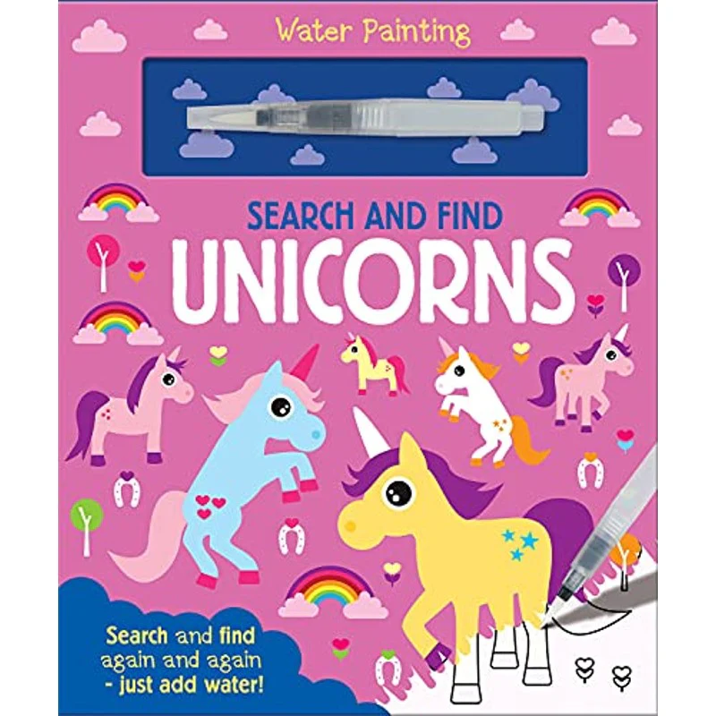 Water Painting: Search and Find Unicorns