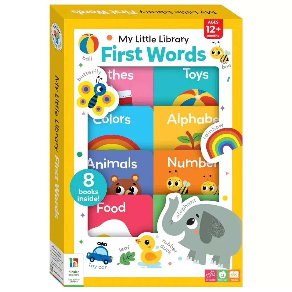 My Little Library First Words Board Book Set