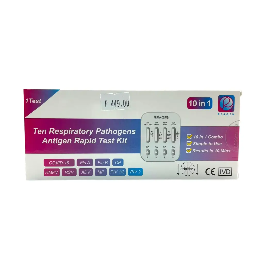 Reagen 10 Respiratory Pathogens Antigen Rapid Test Kit