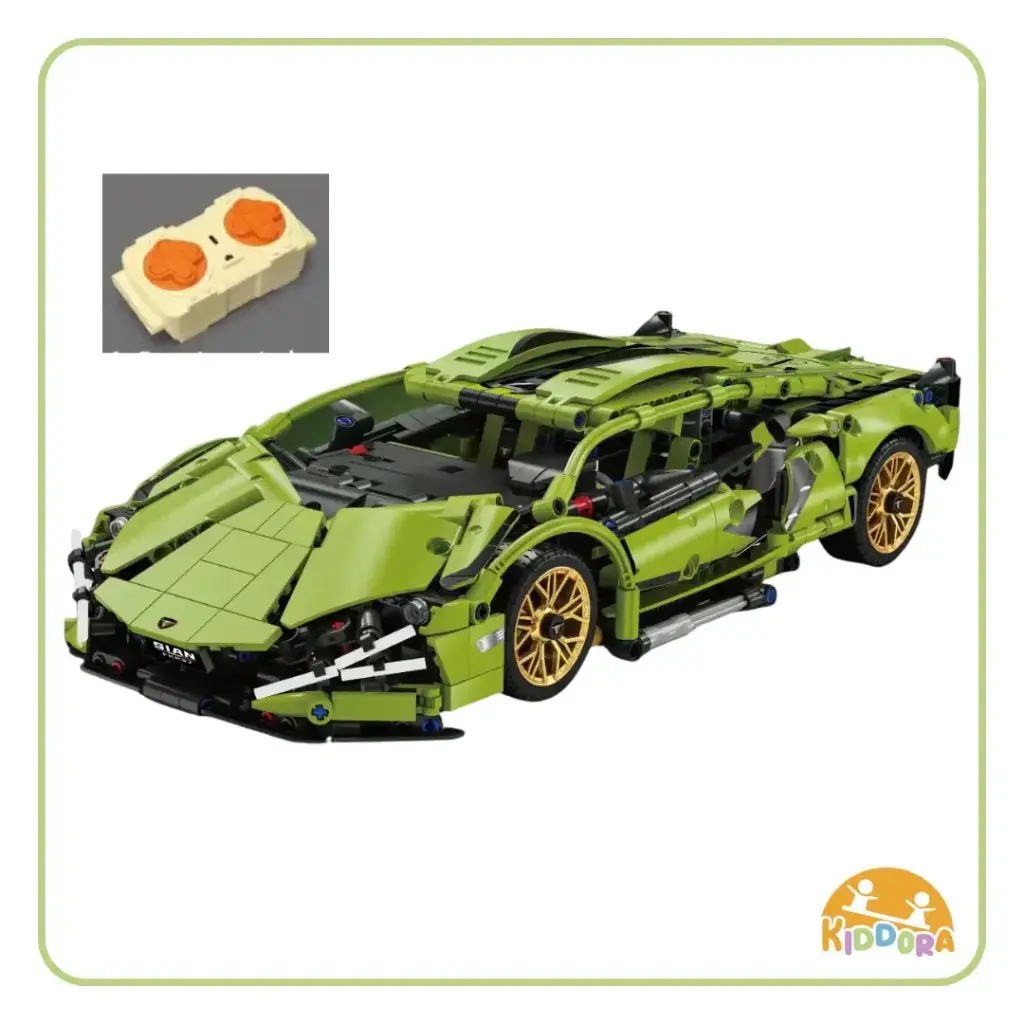SFAN FKP-37 Green Supercar Bricks with RC