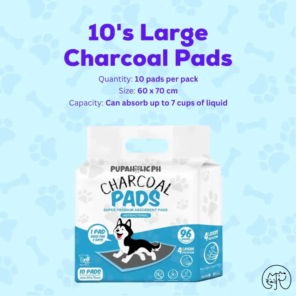 Pupaholic PH Large Charcoal Pads (60 x 70 cm)