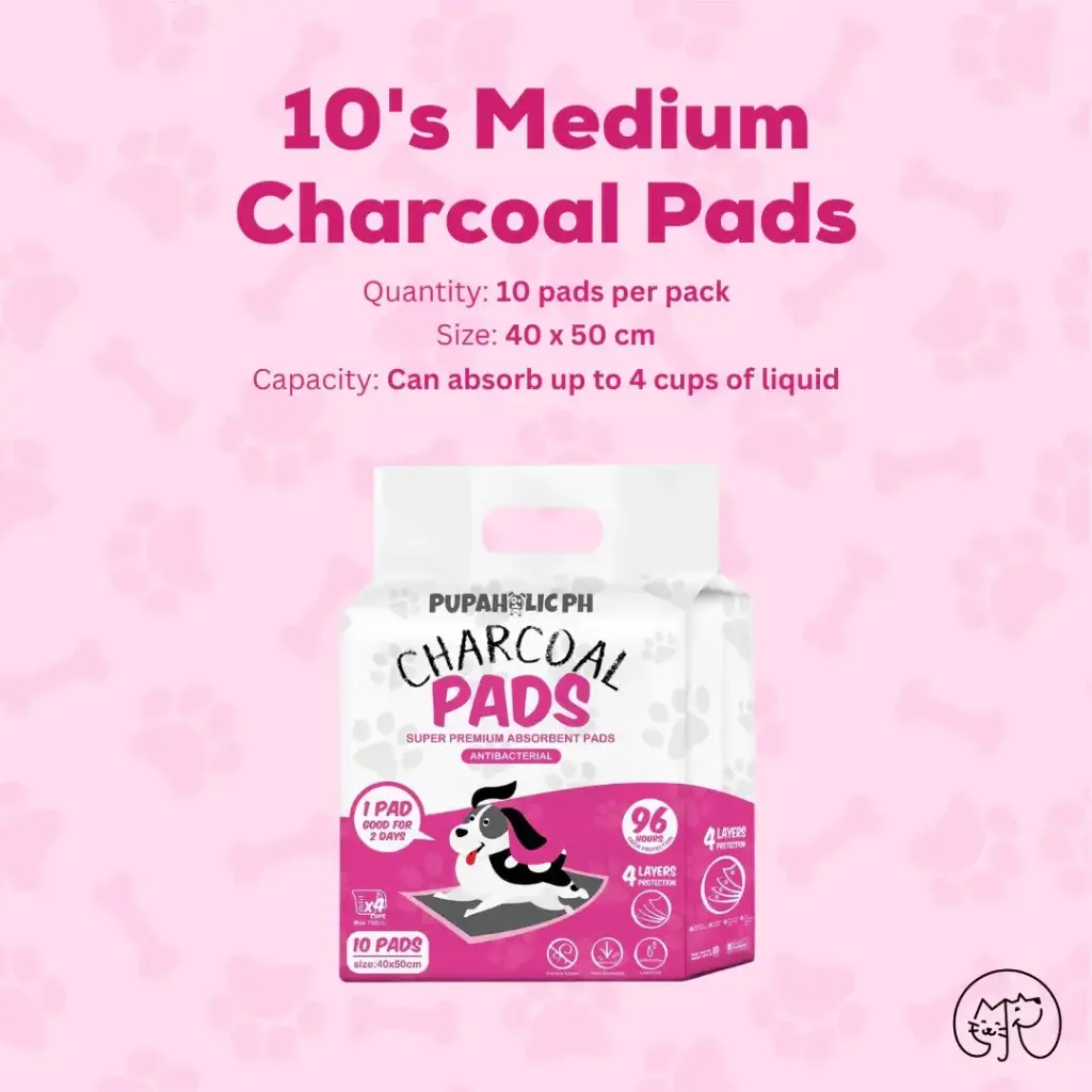 Pupaholic PH Medium Charcoal Pads (40 x 50 cm)