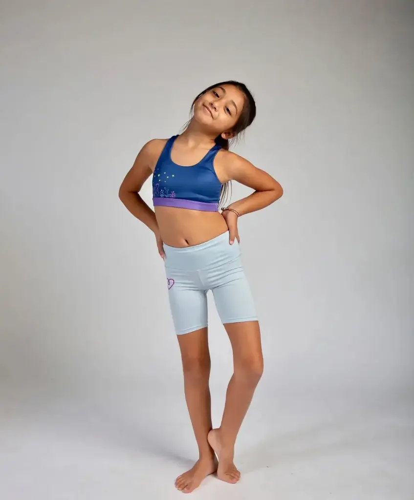 Koa Grey Biker Shorts