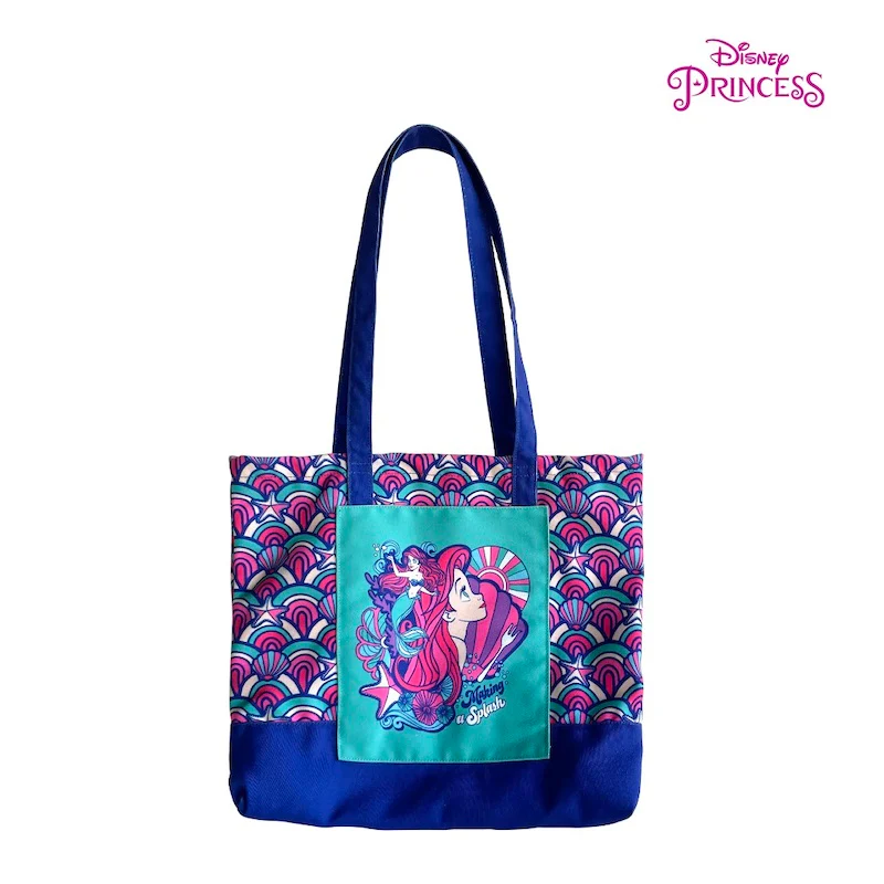 Disney Princess Ariel Pattern Ditsy Reverso Tote Bag - SALE ITEM