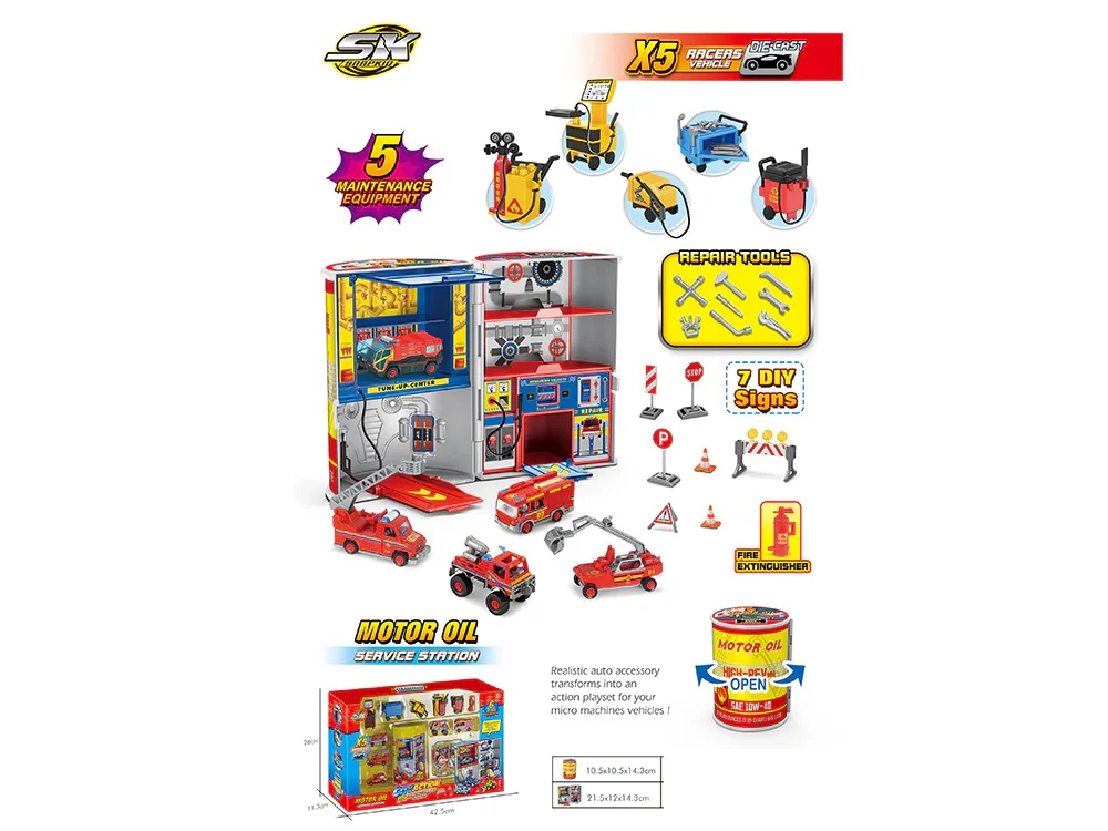 City Action Car Wax Auto Service Station - SALE ITEM