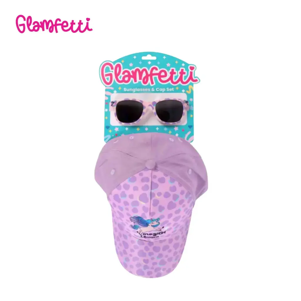 Glamfetti Sunglasses & Cap Set