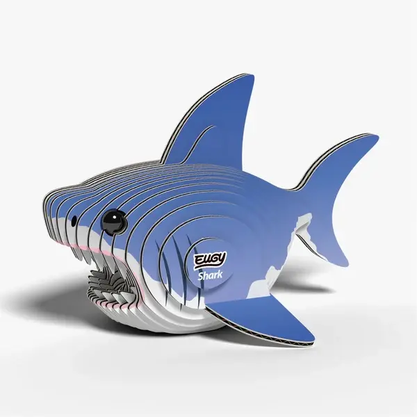 Eugy 3D Cardboard Model Kit - Shark