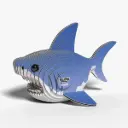 Eugy 3D Cardboard Model Kit - Shark