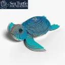 Eugy 3D Cardboard Model Kit - Turtle