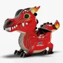 Eugy 3D Cardboard Model Kit - Red Dragon