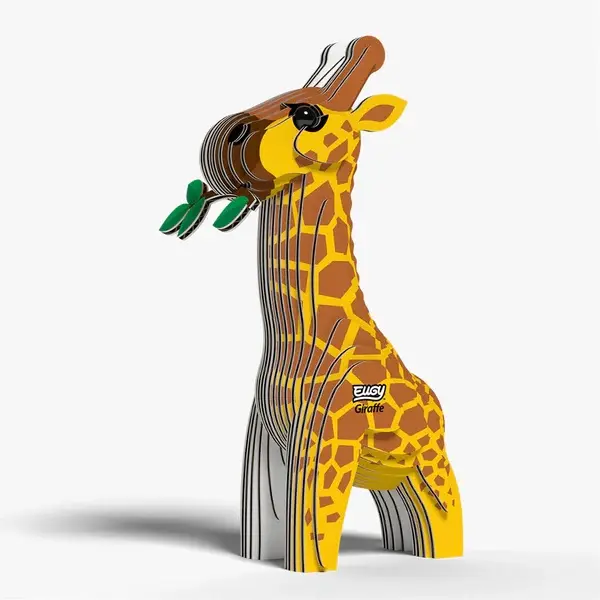 Eugy 3D Cardboard Model Kit - Giraffe