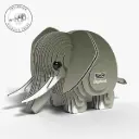 Eugy 3D Cardboard Model Kit - Elephant