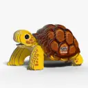 Eugy 3D Cardboard Model Kit - Tortoise