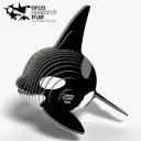 Eugy 3D Cardboard Model Kit - Orca