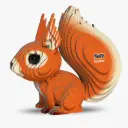 Eugy 3D Cardboard Model Kit - Squirrel