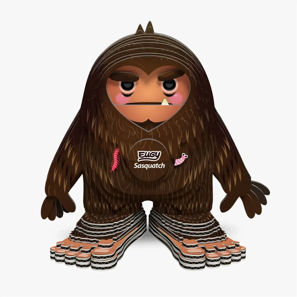 Eugy 3D Cardboard Model Kit - Sasquatch