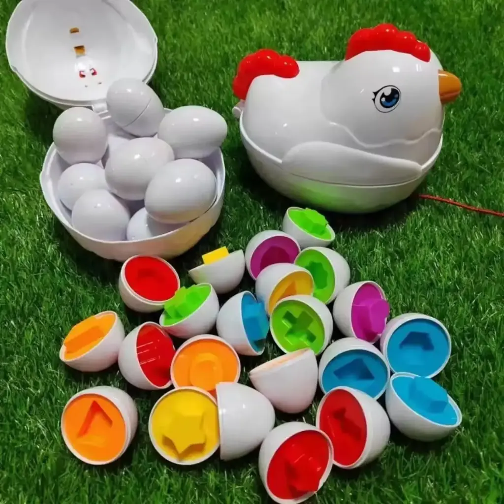 Matching Eggs Toy - Colors and Shapes