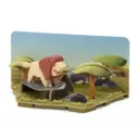 Halftoys 3D Magnetic Puzzle Toy Diorama Set- Savannah Friends Lion