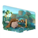 Halftoys 3D Magnetic Puzzle Toy Diorama Set- Forest Friends Beaver
