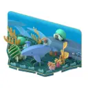 Halftoys 3D Magnetic Puzzle Toy Diorama Set- Ocean Friends Humpback Whale