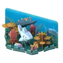Halftoys 3D Magnetic Puzzle Toy Diorama Set- Ocean Friends Cachalot (Sperm Whale)