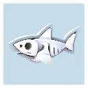 Halftoys 3D Magnetic Puzzle Toy Diorama Set- Ocean Friends White Shark