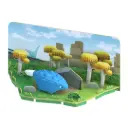 Halftoys 3D Magnetic Puzzle Toy Diorama Set- Dino Friends Ankylo