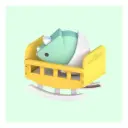 Halftoys 3D Magnetic Puzzle Toy Baby Tricera