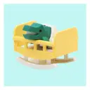 Halftoys 3D Magnetic Puzzle Toy Baby Crocodile