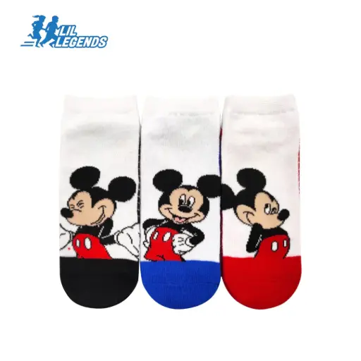 Disney Sneaker Socks 3-pairs (Various Designs)