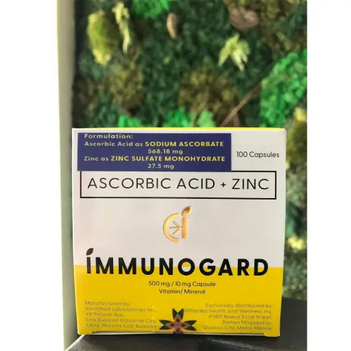 Immunogard Ascorbic Acid 500mg + Zinc 10mg