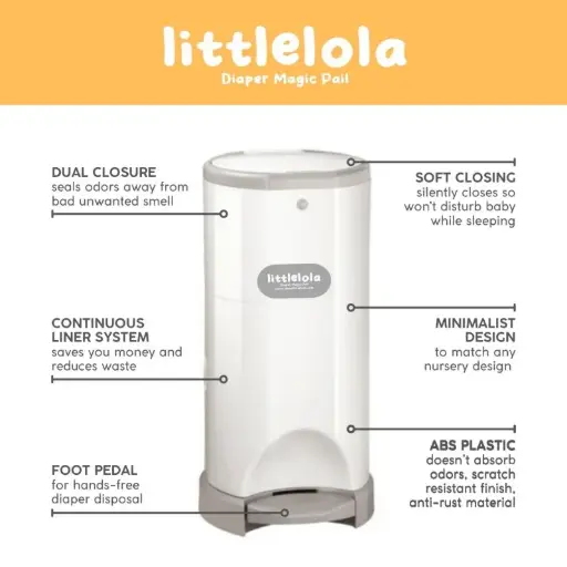 Littlelola Diaper Magic Pail