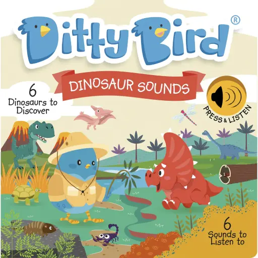 Ditty Bird Dinosaur Sounds Sound Book