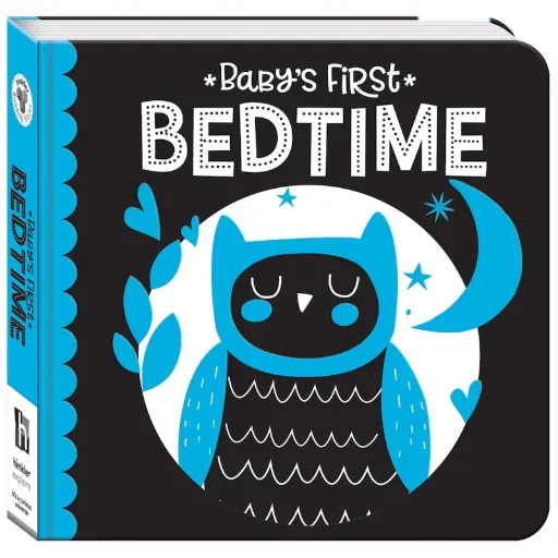 High Contrast Neon Board Book: Baby's First Bedtime
